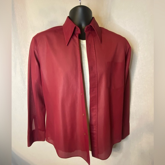 TopsAll Other - Vintage Tops All, Knit Sport L/S Button Down Size Medium